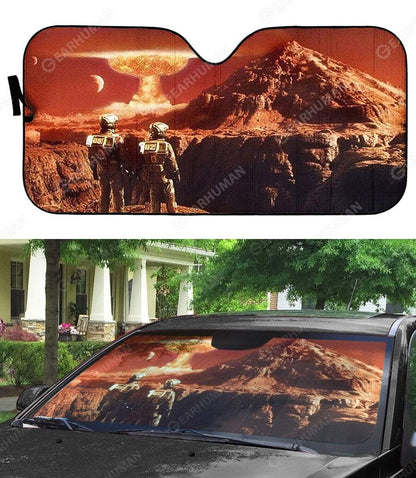 Gearhumans Custom Car Auto Sunshade Mars