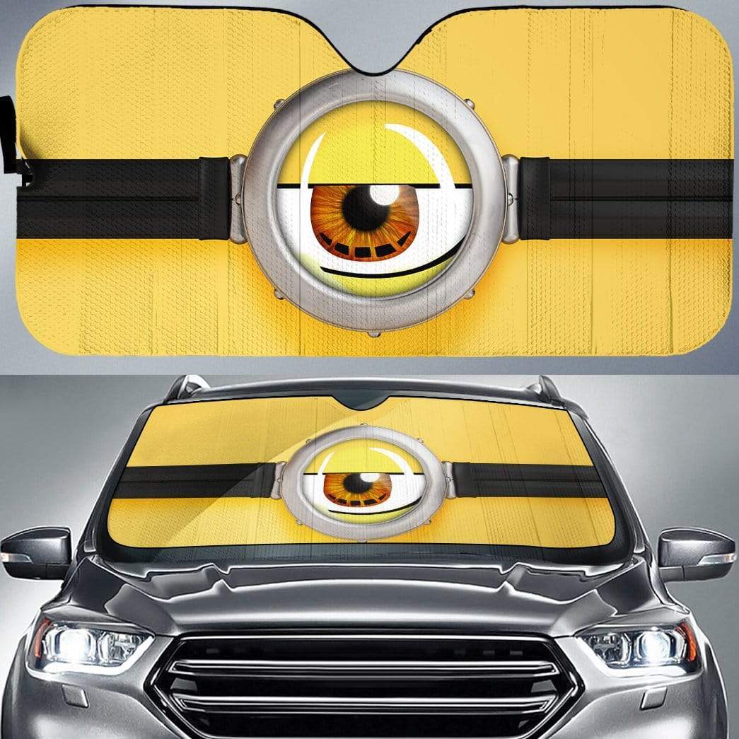 Gearhumans Custom Car Auto Sunshade Minion