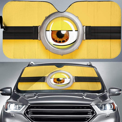 Gearhumans Custom Car Auto Sunshade Minion