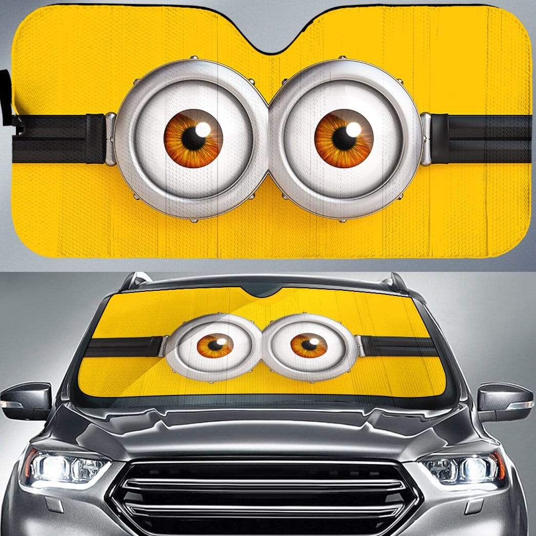Gearhumans Custom Car Auto Sunshade Minion