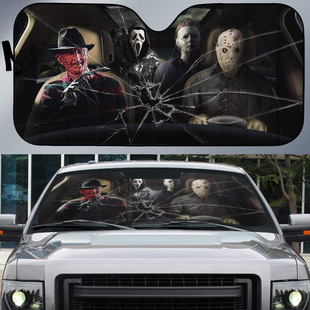 Gearhumans Custom Car Auto Sunshade Murder