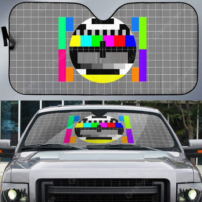 Gearhumans Custom Car Auto Sunshade PAL TV