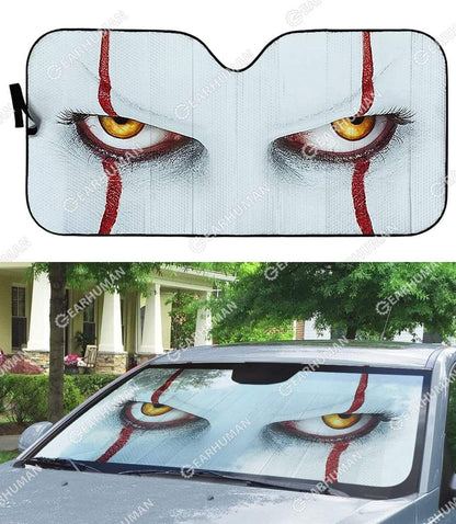 Gearhumans Custom Car Auto Sunshade Pennywise