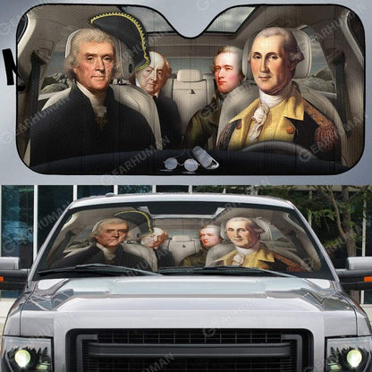 Gearhumans Custom Car Auto Sunshade Presidents Of The United States