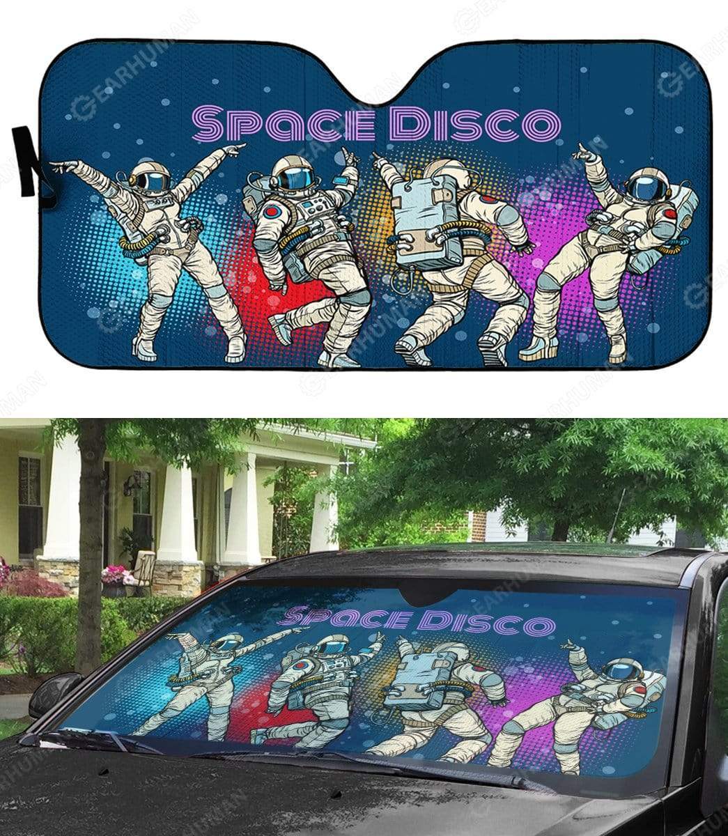 Gearhumans Custom Car Auto Sunshade Space Disco