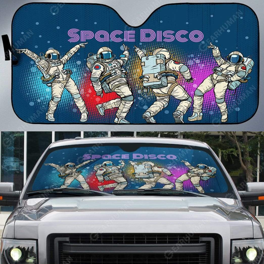 Gearhumans Custom Car Auto Sunshade Space Disco