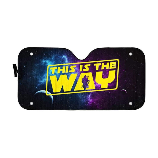 Gearhumans Custom Car Auto Sunshade The Mandalorian This Is The Way