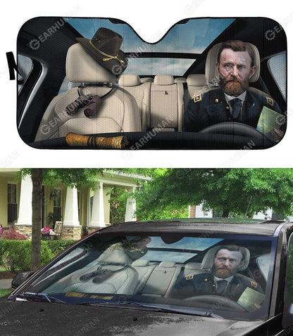 Gearhumans Custom Car Auto Sunshade Ulysses Simpson Grant