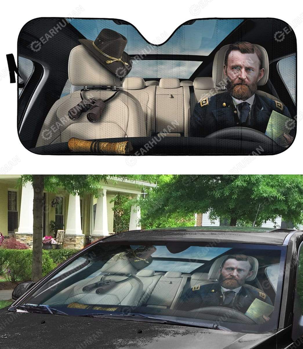 Gearhumans Custom Car Auto Sunshade Ulysses Simpson Grant