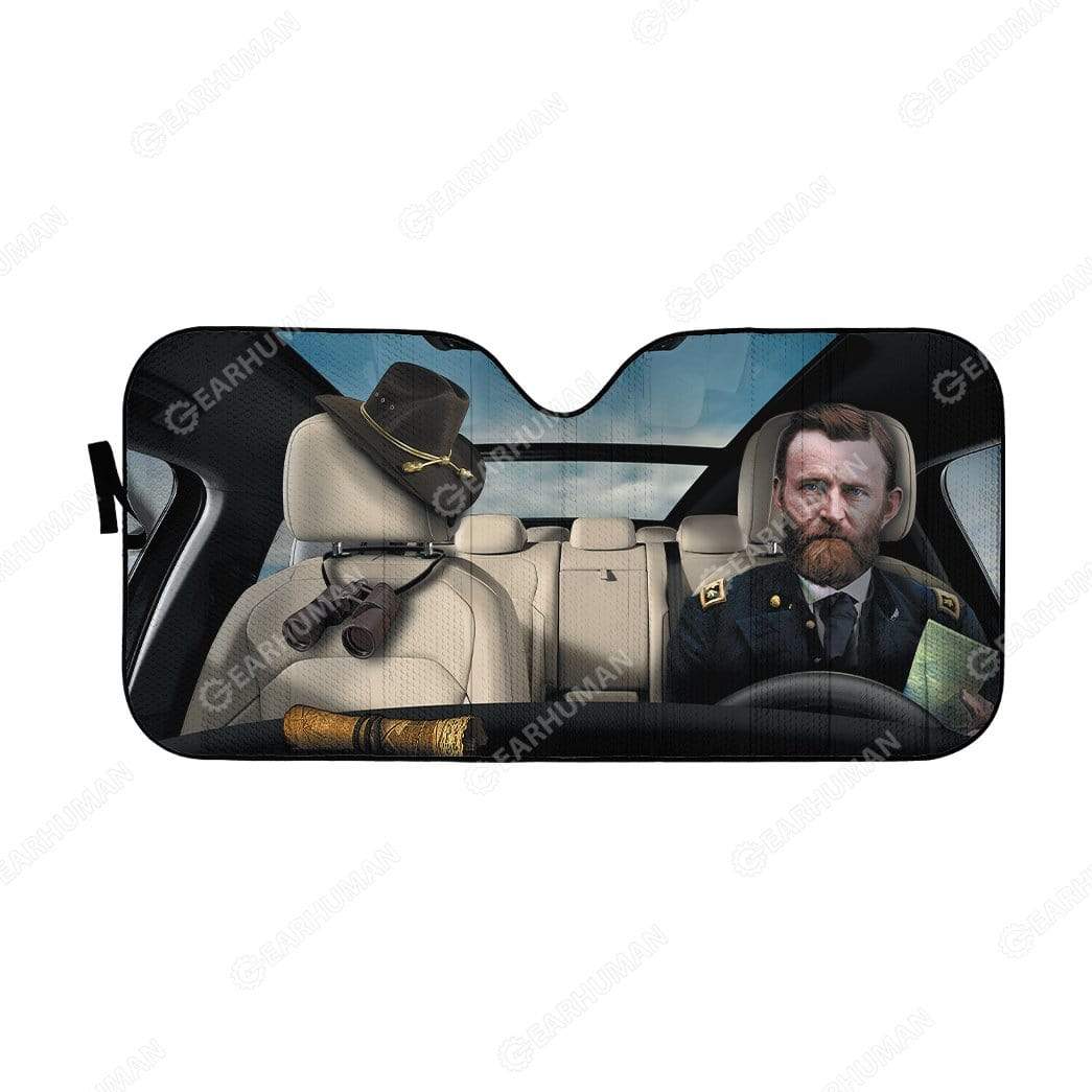 Gearhumans Custom Car Auto Sunshade Ulysses Simpson Grant