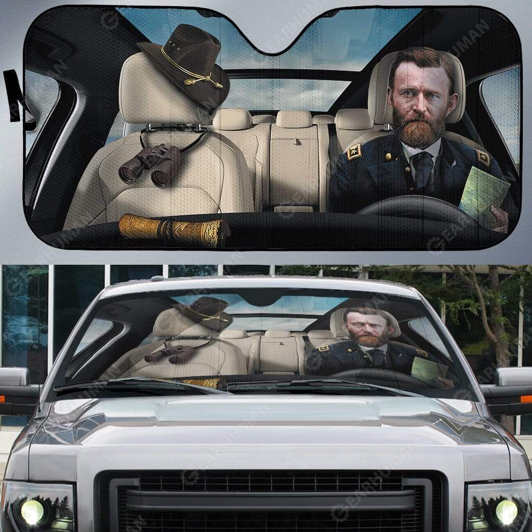 Gearhumans Custom Car Auto Sunshade Ulysses Simpson Grant