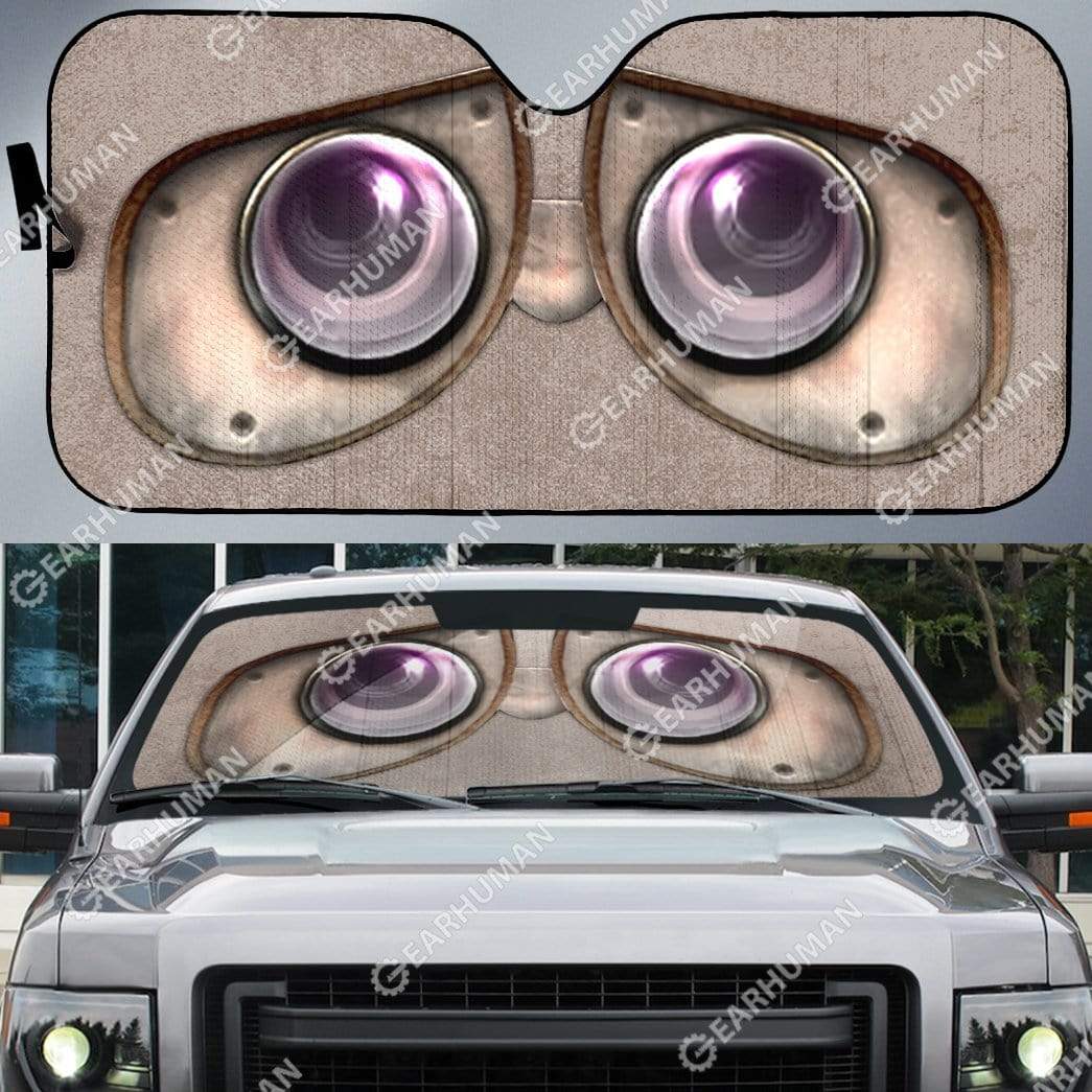 Gearhumans Custom Car Auto Sunshade Wall-E