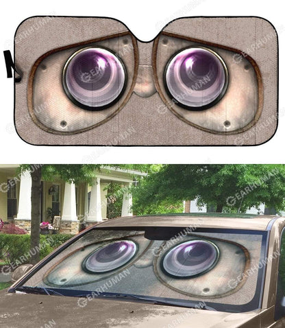 Gearhumans Custom Car Auto Sunshade Wall-E