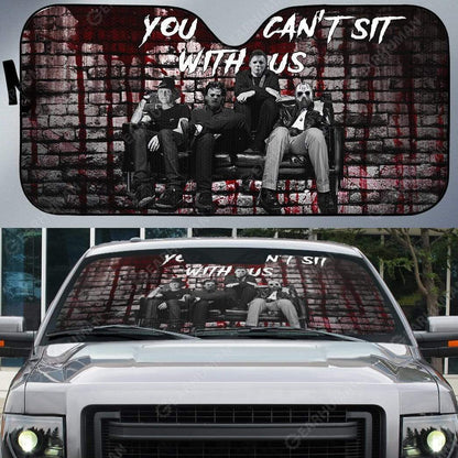 Gearhumans Custom Car Auto Sunshade You Can't Sit With Us