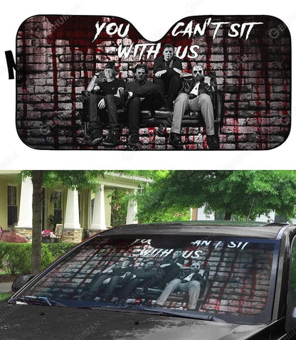 Gearhumans Custom Car Auto Sunshade You Can't Sit With Us