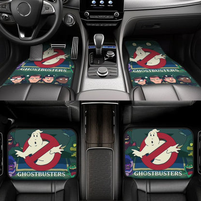 Ghostbusters Car Floor Mats Ghostbusters Symbol Characters Animated Car Mats