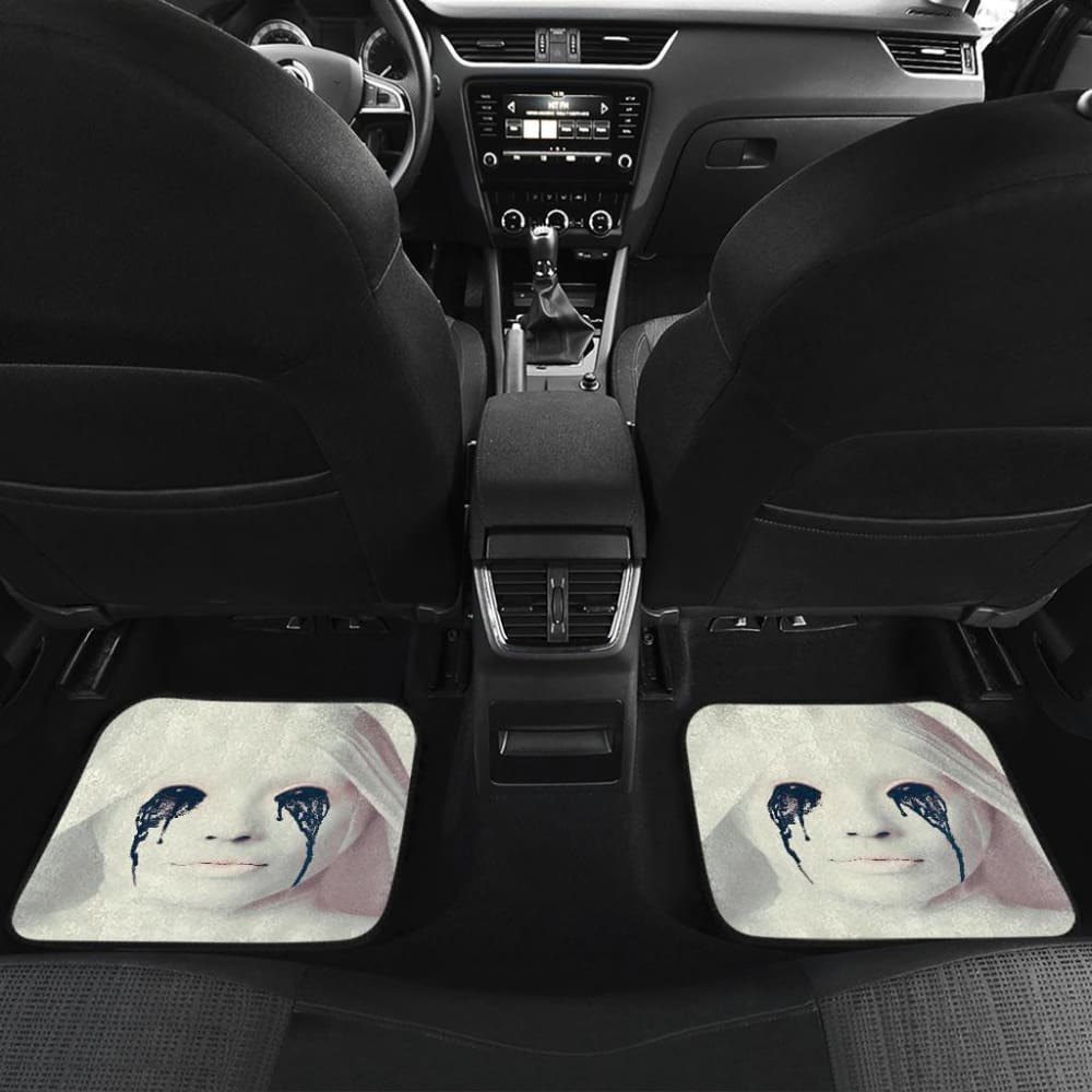 Horror Car Mats Demon Eyes Of White Nun American Horror Story Car Floor Mats