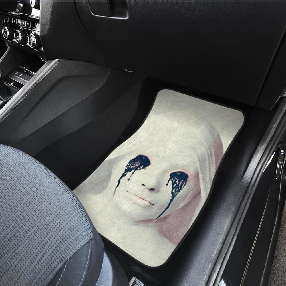 Horror Car Mats Demon Eyes Of White Nun American Horror Story Car Floor Mats