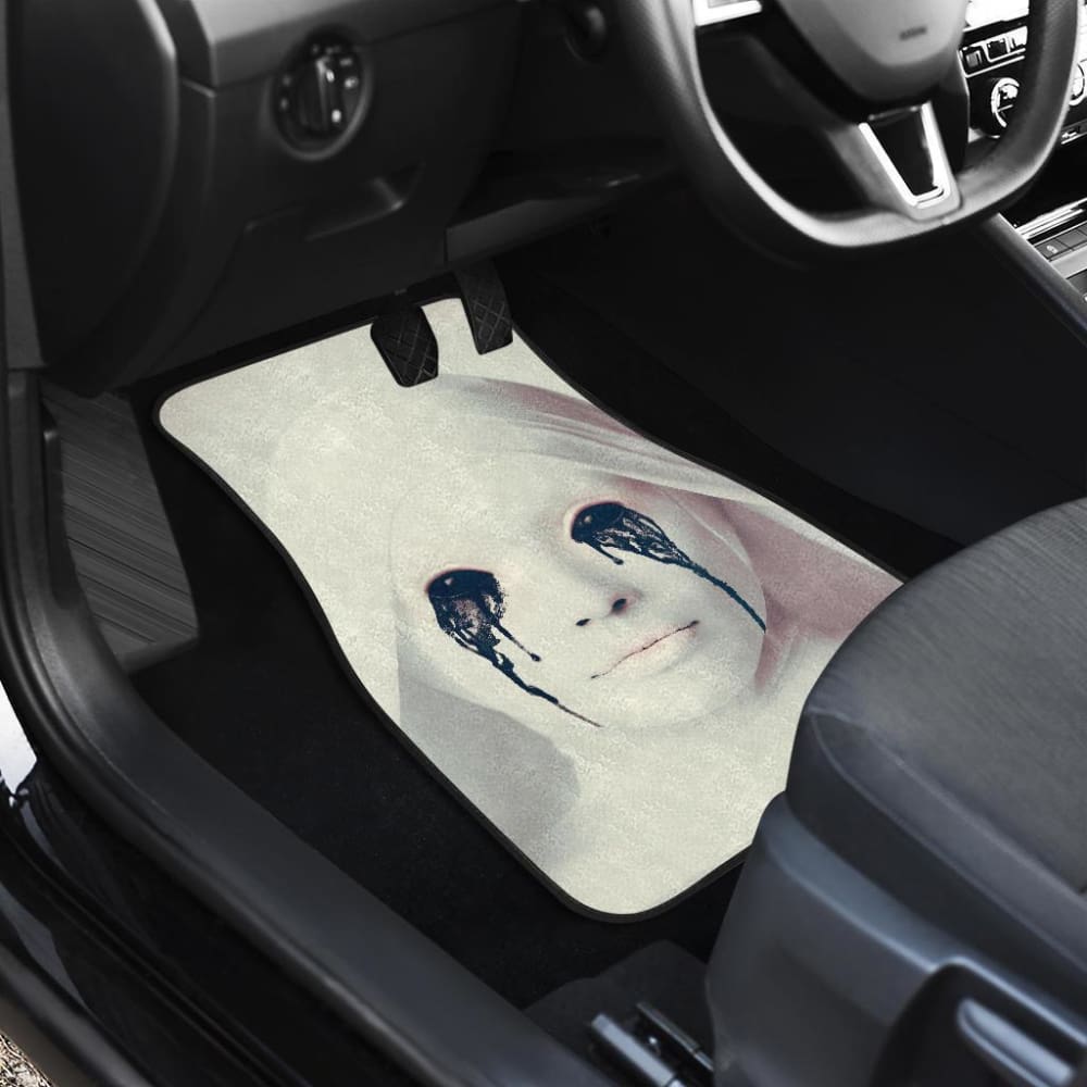 Horror Car Mats Demon Eyes Of White Nun American Horror Story Car Floor Mats