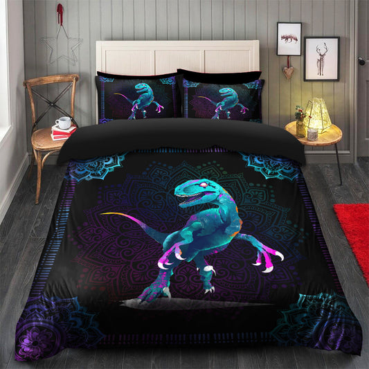 Dinosaur Mandala Bedding Set