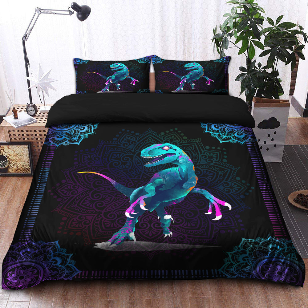 Dinosaur Mandala Bedding Set