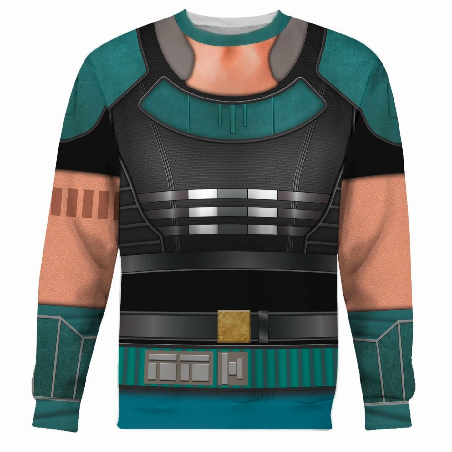 SW Hoodie Cara Dune Costume SW Cosplay T-shirt Sweatshirt Black Green Unisex Adults