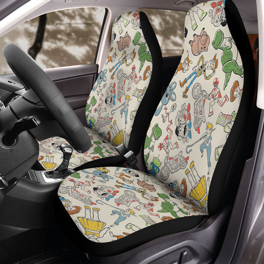 Toy Story Car Seat Covers Essentials Character Of Toy Story Seat Covers White