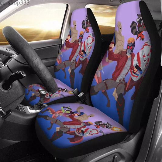 Guardians Of The Galaxy Car Seat Covers MV Guardians Of The Galaxy In Action Seat Covers Colorful