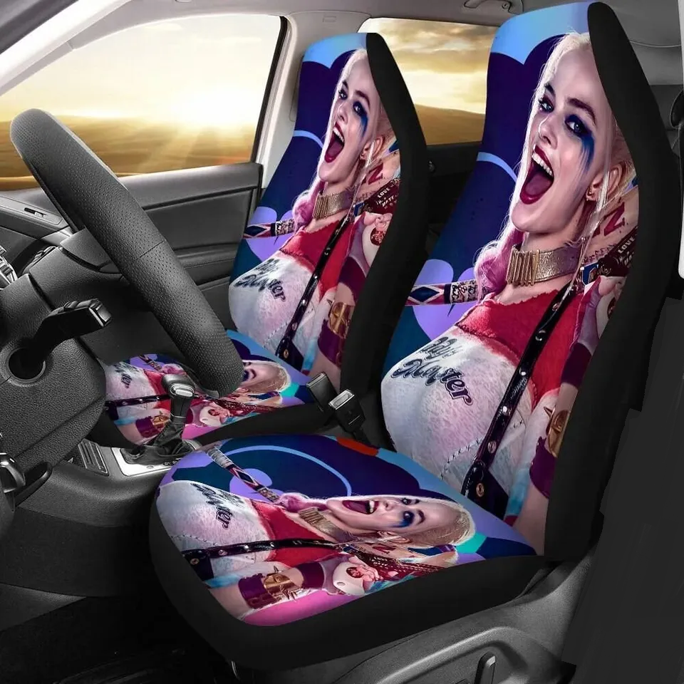 Harley Quinn Car Seat Covers DC Suicide Squad Harley Quinn Seat Covers Colorful