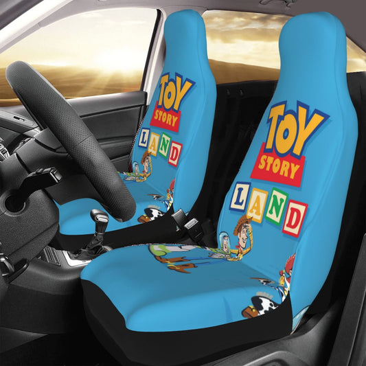 Toy Story Car Seat Covers DN Toy Story Land Characters Graphic Seat Covers Blue