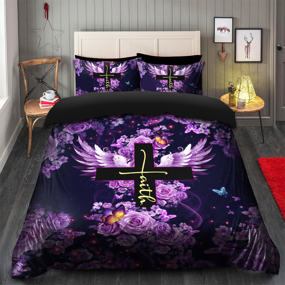 Faith Cross Bedding Set