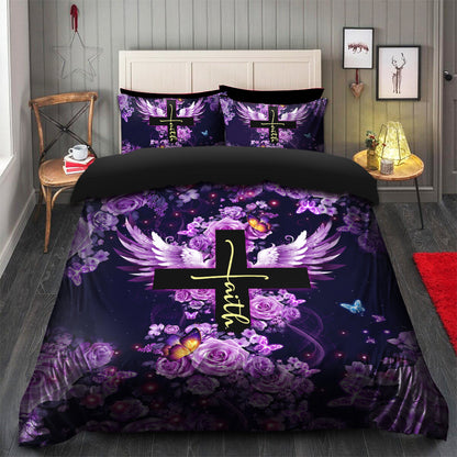 Faith Cross Bedding Set