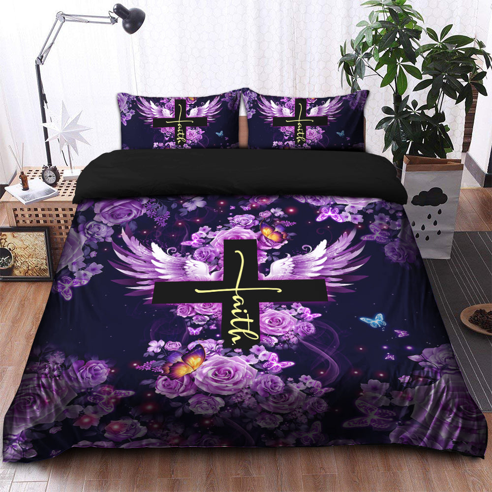 Faith Cross Bedding Set