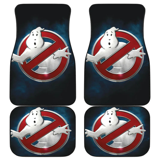 Ghostbusters Car Floor Mats Ghostbusters Symbol Mist Smoke Black Car Mats