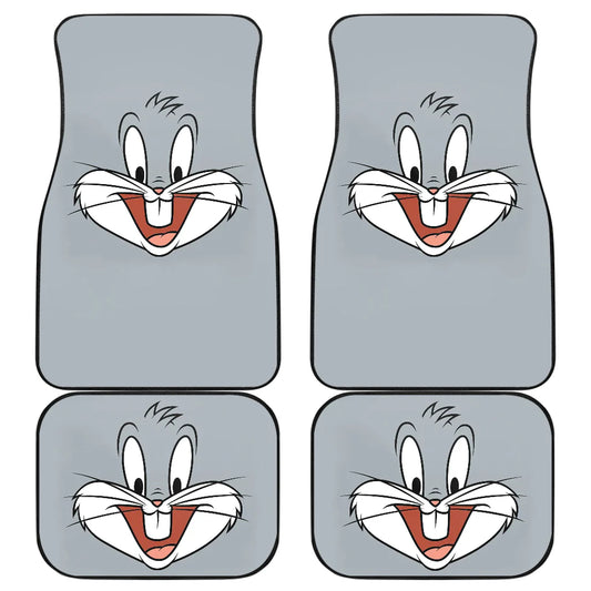 Looney Tunes Car Floor Mats Looney Tunes Bugs Bunny Face Details Pattern Car Mats
