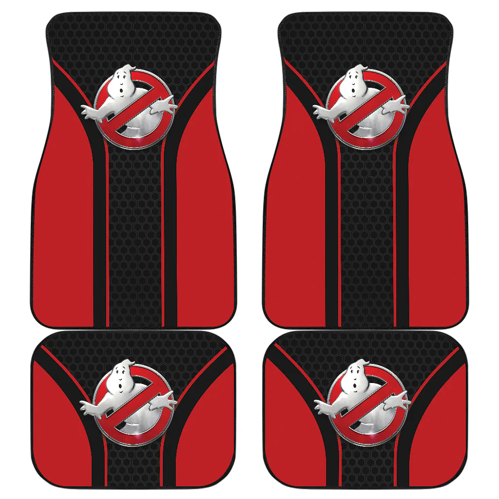 Ghostbusters Car Floor Mats Ghostbusters Symbol Honeycomb Pattern Car Mats