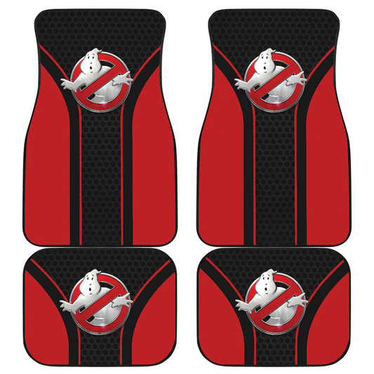 Ghostbusters Car Floor Mats Ghostbusters Symbol Honeycomb Pattern Car Mats