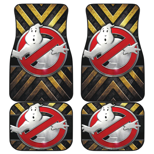 Ghostbusters Car Floor Mats Ghostbusters Symbol Barrier Pattern Car Mats