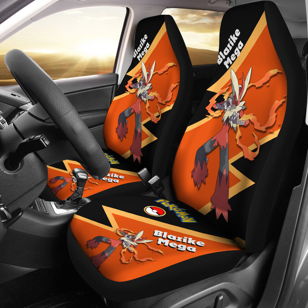 Mega Blaziken Car Seat Covers