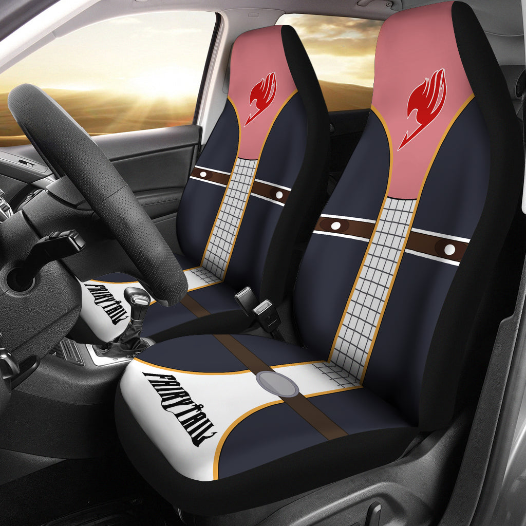 Anime Natsu Dragneel Fairy Tail Uniform Car Seat Covers