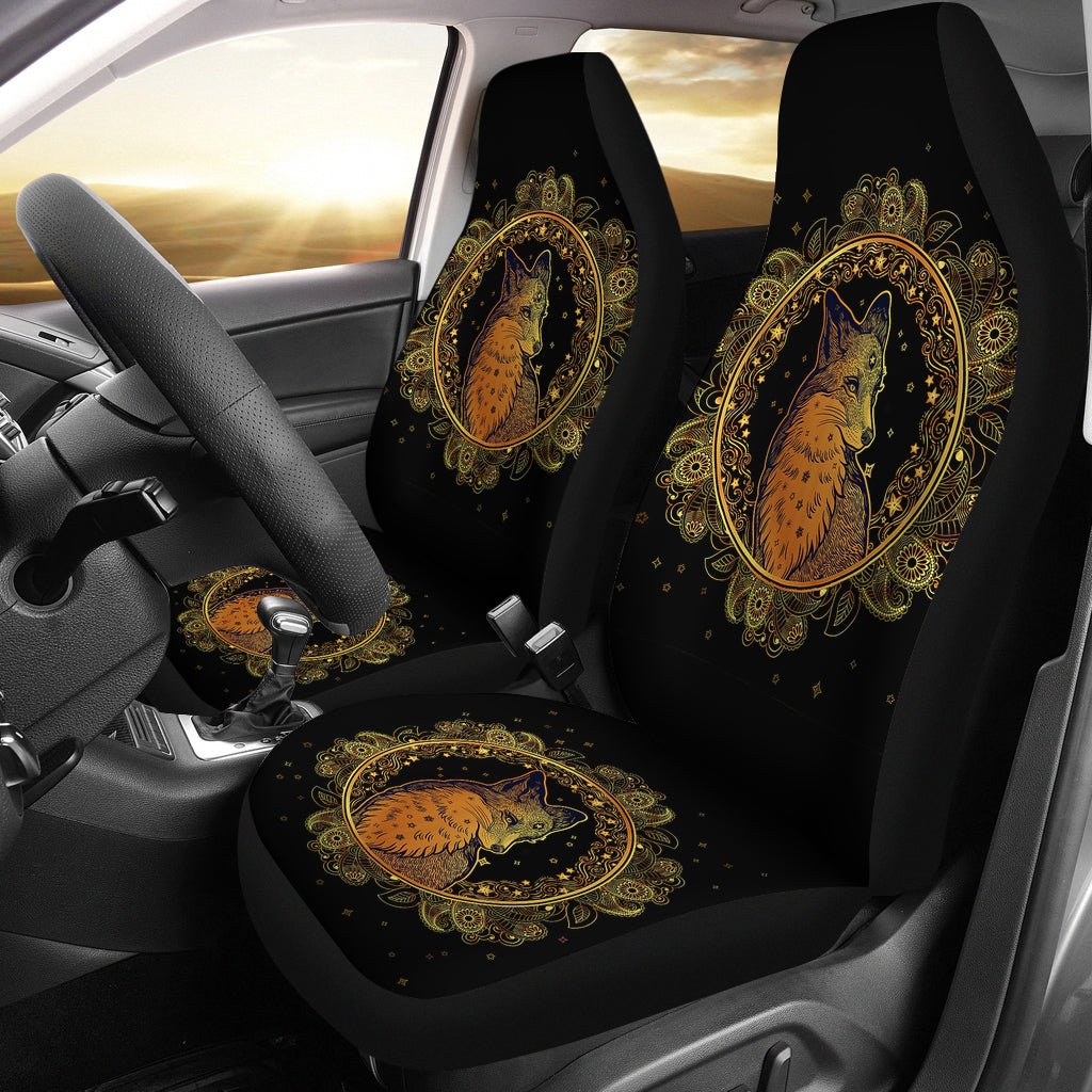 Fox Mandala Car Seat Covers