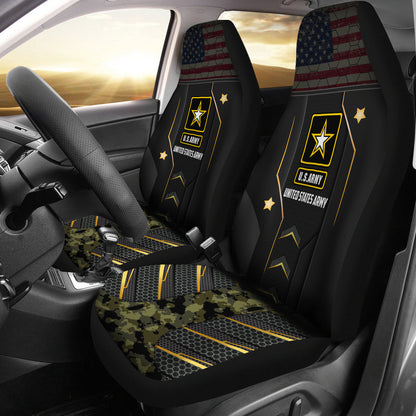 U.S.Army Unites States Green Camouflage Car Seat Covers