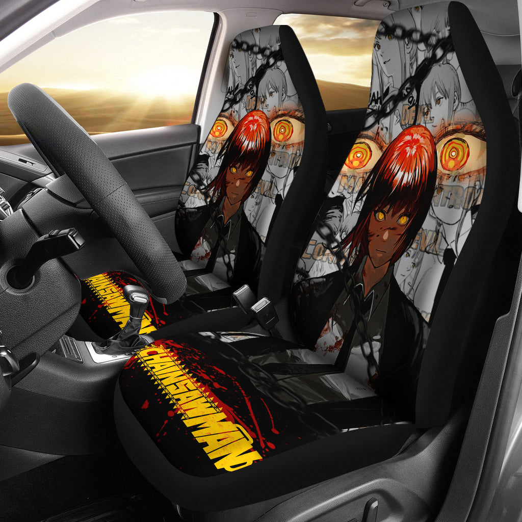 Makima Devil Chainsaw Man Car Seat Covers