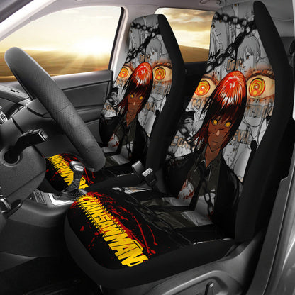 Makima Devil Chainsaw Man Car Seat Covers