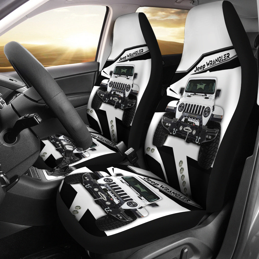 Jeep White Car Seat Covers