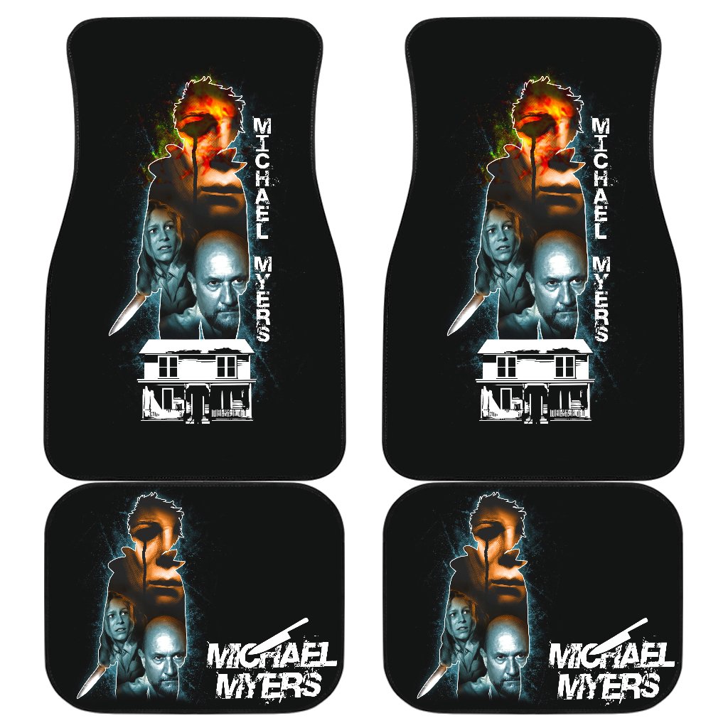 Horror Car Floor Mats Michael Myers Murders Whole Family Car Mats