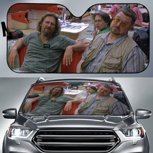 The Big Lebowski Car Sun Shade Big Lebowski Funny Scene Winshield Sun Shade Colorful