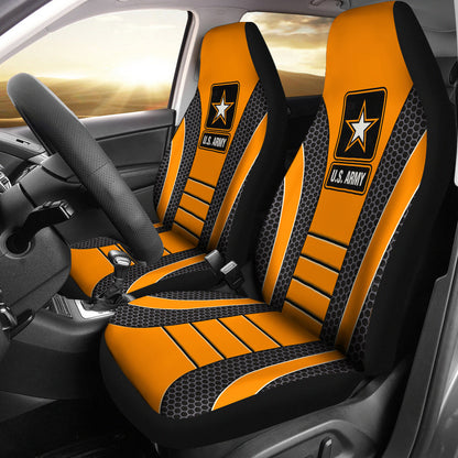 US ARMY Orange Car Seat Covers