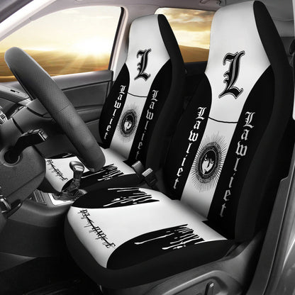 L Death Note Anime Car Seat Covers