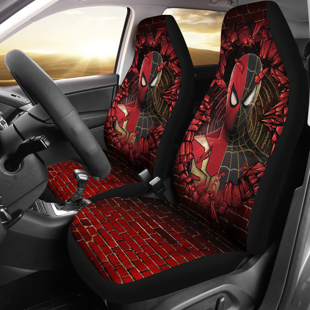 Spider Man Break Wall Car Seat Covers